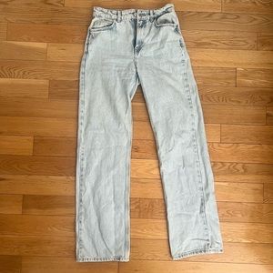 Zara High Rise Z1975 Straight Jeans